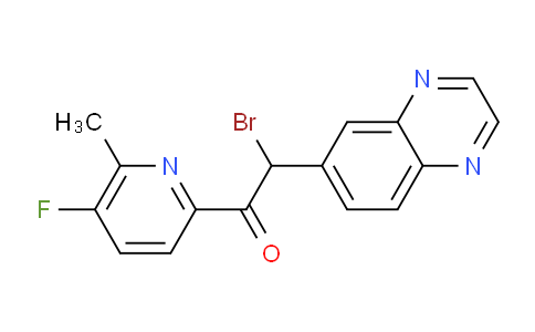 AM236962 | 1132610-54-8 | 2-Bromo-1-(5-fluoro-6-methylpyridin-2-yl)-2-(quinoxalin-6-yl)ethanone