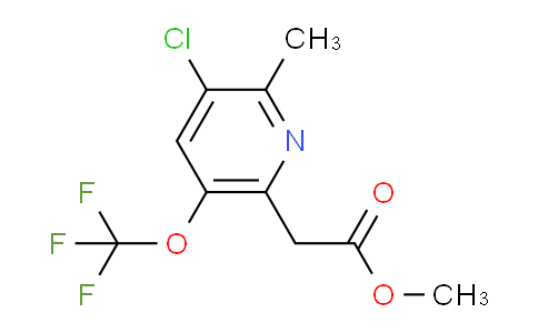 AM23699 | 1804689-64-2 | Methyl 3-chloro-2-methyl-5-(trifluoromethoxy)pyridine-6-acetate