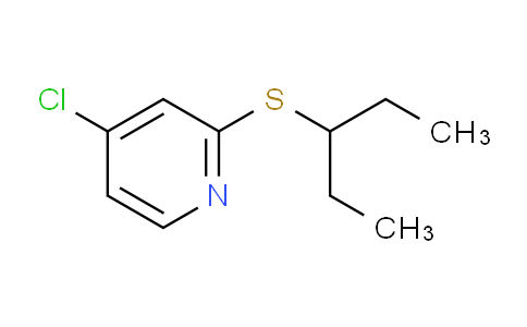 4-Chloro-2-(pentan-3-ylthio)pyridine