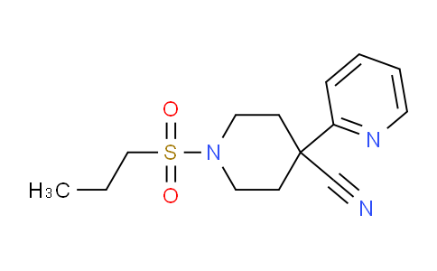 1-(Propylsulfonyl)-4-(pyridin-2-yl)piperidine-4-carbonitrile