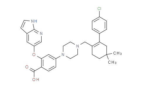 AM237066 | 1235865-77-6 | 2-((1H-Pyrrolo[2,3-b]pyridin-5-yl)oxy)-4-(4-((4'-chloro-5,5-dimethyl-3,4,5,6-tetrahydro-[1,1'-biphenyl]-2-yl)methyl)piperazin-1-yl)benzoic acid