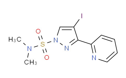 4-Iodo-N,N-dimethyl-3-(pyridin-2-yl)-1H-pyrazole-1-sulfonamide