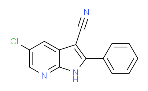 5-Chloro-2-phenyl-1H-pyrrolo[2,3-b]pyridine-3-carbonitrile