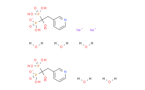 Sodium hydrogen(1-hydroxy-1-phosphono-2-(pyridin-3-yl)ethyl)phosphonate hydrate(2:2:5)