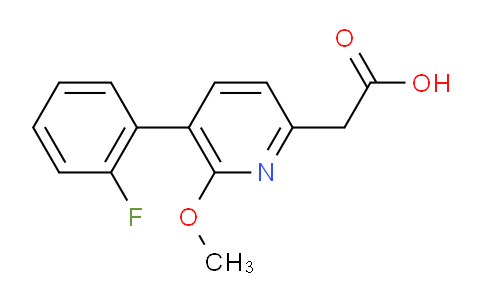 AM23725 | 1227579-25-0 | 5-(2-Fluorophenyl)-6-methoxypyridine-2-acetic acid