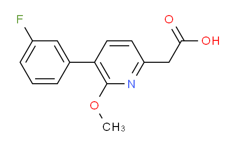AM23726 | 1227571-44-9 | 5-(3-Fluorophenyl)-6-methoxypyridine-2-acetic acid