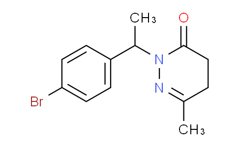 2-(1-(4-Bromophenyl)ethyl)-6-methyl-4,5-dihydropyridazin-3(2H)-one