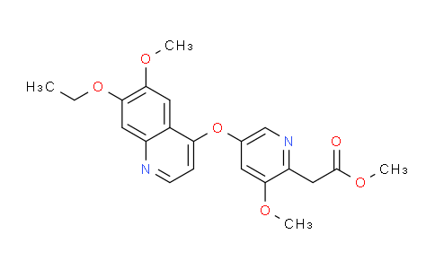 AM237267 | 947763-55-5 | Methyl 2-(5-((7-ethoxy-6-methoxyquinolin-4-yl)oxy)-3-methoxypyridin-2-yl)acetate