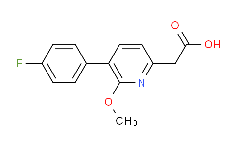 AM23727 | 1227596-09-9 | 5-(4-Fluorophenyl)-6-methoxypyridine-2-acetic acid
