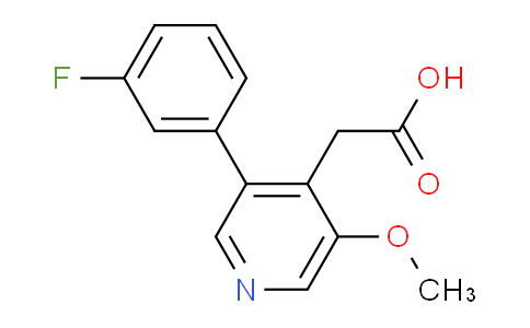AM23729 | 1227489-82-8 | 3-(3-Fluorophenyl)-5-methoxypyridine-4-acetic acid