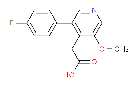 AM23730 | 1227489-85-1 | 3-(4-Fluorophenyl)-5-methoxypyridine-4-acetic acid