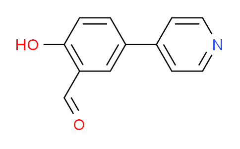 2-Hydroxy-5-(pyridin-4-yl)benzaldehyde