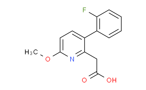 AM23731 | 1227514-42-2 | 3-(2-Fluorophenyl)-6-methoxypyridine-2-acetic acid