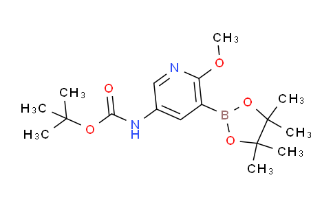 AM237310 | 1309982-65-7 | tert-Butyl (6-methoxy-5-(4,4,5,5-tetramethyl-1,3,2-dioxaborolan-2-yl)pyridin-3-yl)carbamate