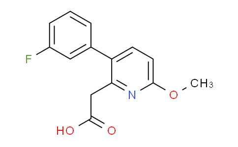 AM23732 | 1227596-16-8 | 3-(3-Fluorophenyl)-6-methoxypyridine-2-acetic acid