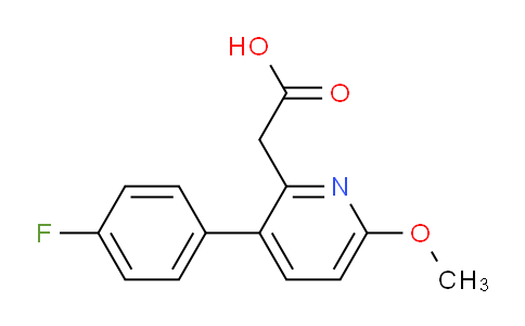 AM23733 | 1227489-88-4 | 3-(4-Fluorophenyl)-6-methoxypyridine-2-acetic acid