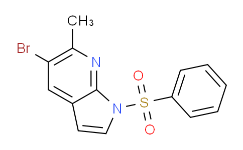AM237346 | 1227270-75-8 | 5-Bromo-6-methyl-1-(phenylsulfonyl)-1H-pyrrolo[2,3-b]pyridine