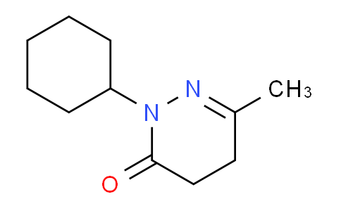 2-Cyclohexyl-6-methyl-4,5-dihydropyridazin-3(2H)-one