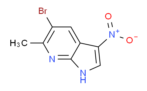 5-Bromo-6-methyl-3-nitro-1H-pyrrolo[2,3-b]pyridine