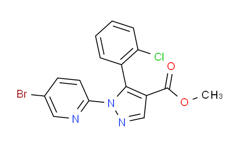 AM237378 | 1150164-70-7 | Methyl 1-(5-bromopyridin-2-yl)-5-(2-chlorophenyl)-1H-pyrazole-4-carboxylate