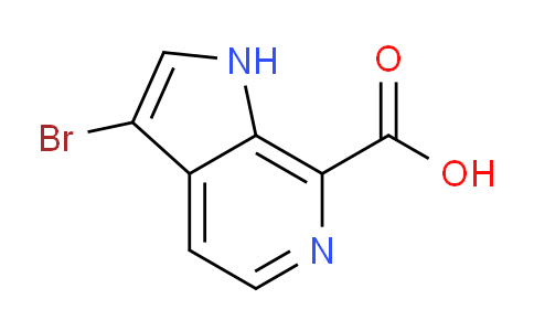 3-Bromo-1H-pyrrolo[2,3-c]pyridine-7-carboxylic acid