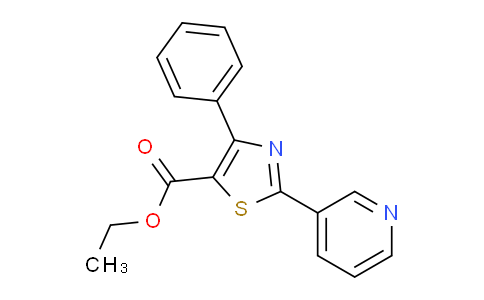 Ethyl 4-phenyl-2-(pyridin-3-yl)thiazole-5-carboxylate