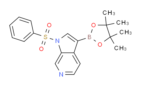 AM237469 | 1174038-65-3 | 1-(Phenylsulfonyl)-3-(4,4,5,5-tetramethyl-1,3,2-dioxaborolan-2-yl)-1H-pyrrolo[2,3-c]pyridine