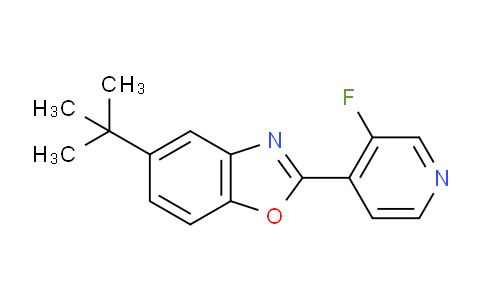 AM237486 | 1192019-91-2 | 5-(tert-Butyl)-2-(3-fluoropyridin-4-yl)benzo[d]oxazole