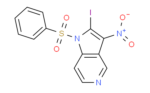 AM237529 | 1227270-94-1 | 2-Iodo-3-nitro-1-(phenylsulfonyl)-1H-pyrrolo[3,2-c]pyridine