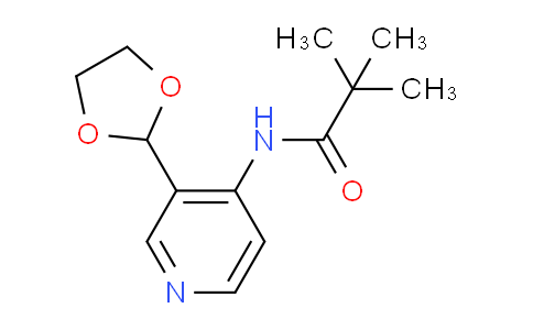 N-(3-(1,3-Dioxolan-2-yl)pyridin-4-yl)pivalamide