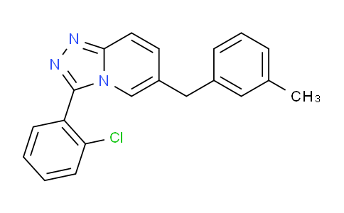 3-(2-Chlorophenyl)-6-(3-methylbenzyl)-[1,2,4]triazolo[4,3-a]pyridine