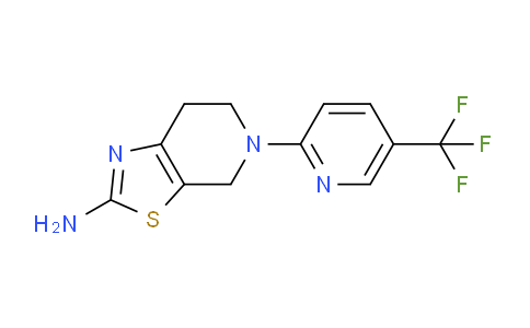 5-(5-(Trifluoromethyl)pyridin-2-yl)-4,5,6,7-tetrahydrothiazolo[5,4-c]pyridin-2-amine