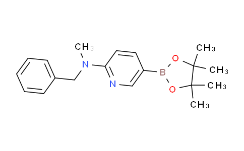 AM237736 | 1073354-30-9 | N-Benzyl-N-methyl-5-(4,4,5,5-tetramethyl-1,3,2-dioxaborolan-2-yl)pyridin-2-amine