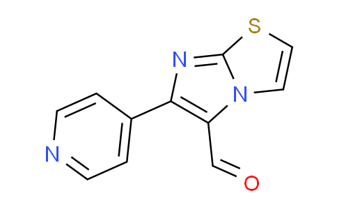 6-(Pyridin-4-yl)imidazo[2,1-b]thiazole-5-carbaldehyde