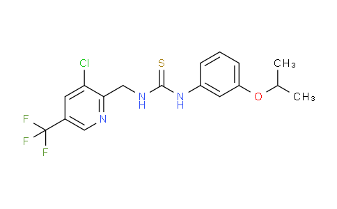 AM237762 | 326815-42-3 | 1-((3-Chloro-5-(trifluoromethyl)pyridin-2-yl)methyl)-3-(3-isopropoxyphenyl)thiourea