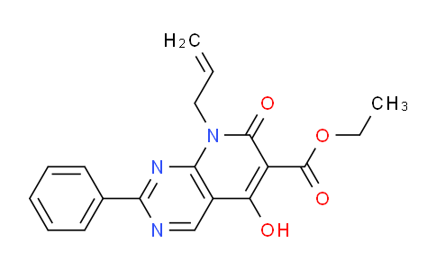Ethyl 8-allyl-5-hydroxy-7-oxo-2-phenyl-7,8-dihydropyrido[2,3-d]pyrimidine-6-carboxylate