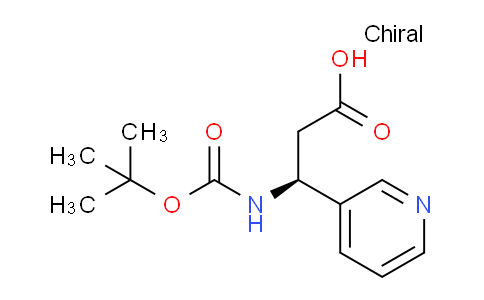 (S)-3-((tert-Butoxycarbonyl)amino)-3-(pyridin-3-yl)propanoic acid