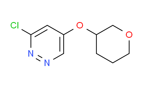 3-Chloro-5-((tetrahydro-2H-pyran-3-yl)oxy)pyridazine