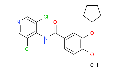 AM237977 | 144035-83-6 | 3-(Cyclopentyloxy)-N-(3,5-dichloropyridin-4-yl)-4-methoxybenzamide