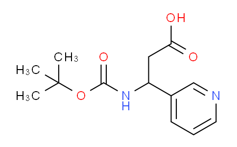 AM237994 | 166194-68-9 | 3-((tert-Butoxycarbonyl)amino)-3-(pyridin-3-yl)propanoic acid