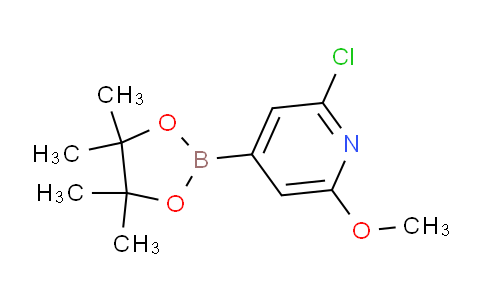 2-Chloro-6-methoxy-4-(4,4,5,5-tetramethyl-1,3,2-dioxaborolan-2-yl)pyridine