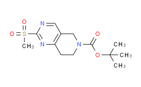 AM238040 | 259809-79-5 | tert-Butyl 7,8-dihydro-2-(methylsulfonyl)pyrido[4,3-d]pyrimidine-6(5H)-carboxylate