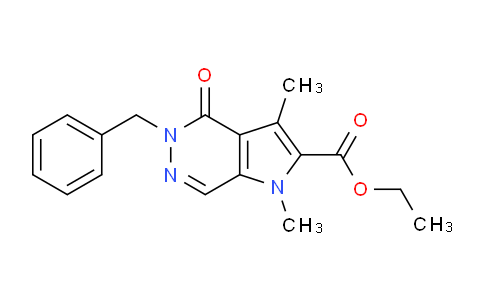 AM238128 | 150582-34-6 | Ethyl 5-benzyl-1,3-dimethyl-4-oxo-4,5-dihydro-1H-pyrrolo[2,3-d]pyridazine-2-carboxylate