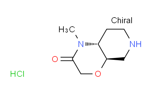 (4aR,8aR)-1-Methylhexahydro-1H-pyrido[3,4-b][1,4]oxazin-2(3H)-one hydrochloride