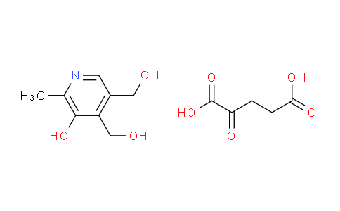 (5-Hydroxy-6-methylpyridine-3,4-diyl)dimethanol 2-oxopentanedioate