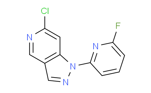 6-Chloro-1-(6-fluoropyridin-2-yl)-1H-pyrazolo[4,3-c]pyridine