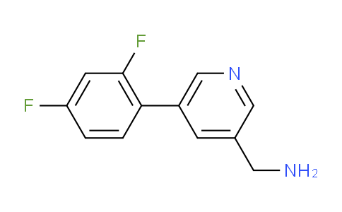 (5-(2,4-Difluorophenyl)pyridin-3-yl)methanamine