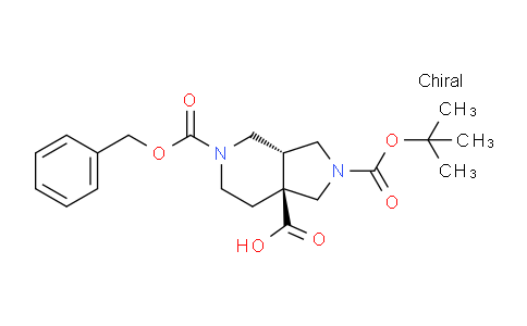 (3aR,7aS)-5-((Benzyloxy)carbonyl)-2-(tert-butoxycarbonyl)octahydro-1H-pyrrolo[3,4-c]pyridine-7a-carboxylic acid
