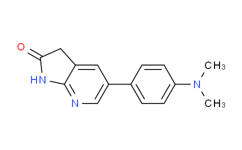 5-(4-(Dimethylamino)phenyl)-1H-pyrrolo[2,3-b]pyridin-2(3H)-one