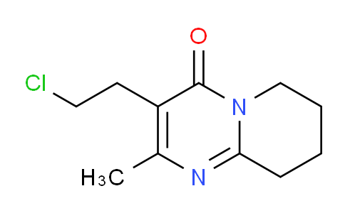 3-(2-Chloroethyl)-2-methyl-6,7,8,9-tetrahydro-4H-pyrido[1,2-a]pyrimidin-4-one